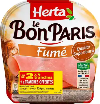 Match Herta jambon le bon paris offre