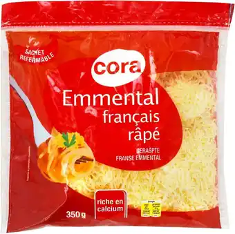 Match Cora emmental français râpé offre