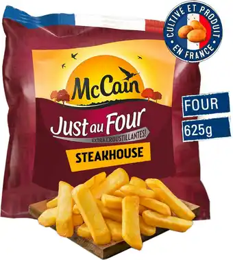 Match Mc cain frites just au four steakhouse offre