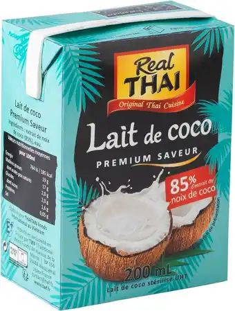 Match Real thai lait de coco offre
