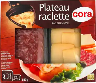 Match Cora plateau raclette offre
