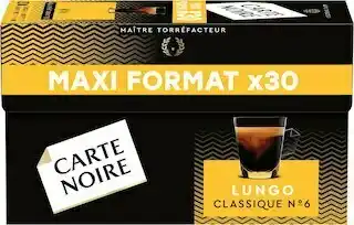Carte noire capsules de café