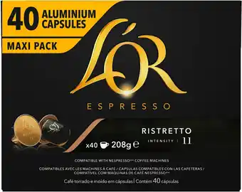Match L'or expresso capsules de café offre
