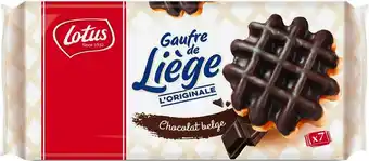 Match Lotus gaufres de liège offre