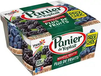 Match Panier de yoplait yaourt aux fruits offre