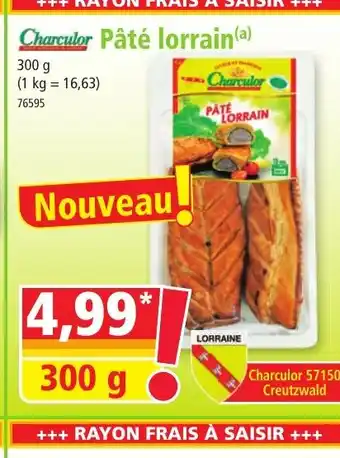 Norma Charculor Pâté lorrain (a) offre