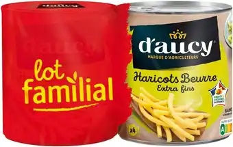 Match D'aucy haricots beurre offre