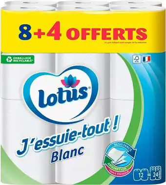 Match Lotus j'essuie tout offre