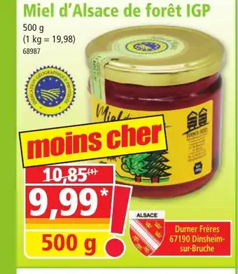 Norma Miel d'Alsace de forêt IGP offre