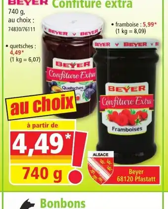 Norma BEYER Confiture extra offre