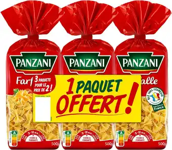 Match Panzani pâtes fantaisie offre