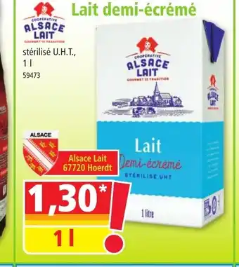Norma Lait demi-écrémé offre
