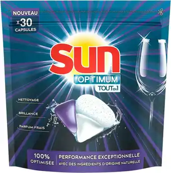 Match Sun sur la gamme capsules, tablettes et gels lave vaisselle tout en un offre