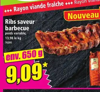 Norma Ribs saveur barbecue offre