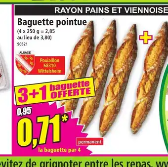 Norma Baguette pointue offre