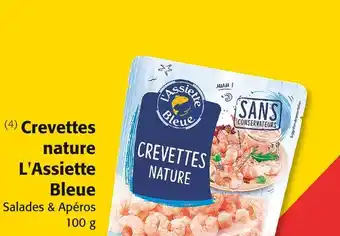 Colruyt L'Assiette Bleue Crevettes nature offre