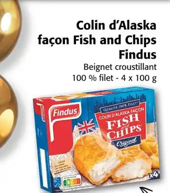 Colruyt Findus Colin d’Alaska façon Fish and Chips offre