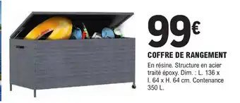 E.Leclerc Brico COFFRE DE RANGEMENT offre