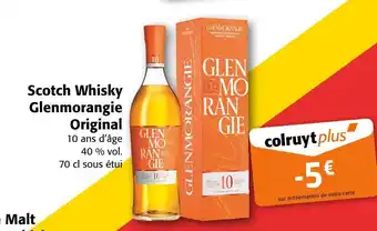 Colruyt Glenmorangie Scotch Whisky Original offre