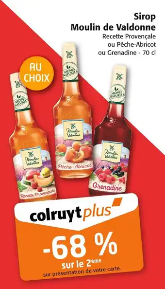 Colruyt Moulin de Valdonne Sirop offre