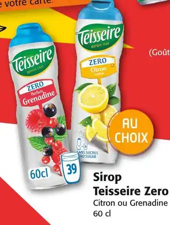 Colruyt Teisseire Sirop Zero offre