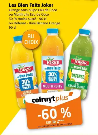 Colruyt Joker Les Bien Faits offre