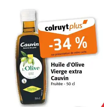 Colruyt Cauvin Huile d'Olive Vierge extra offre