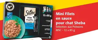 Colruyt Sheba Mini Filets en sauce pour chat offre