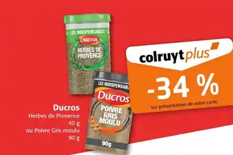 Colruyt Ducros offre