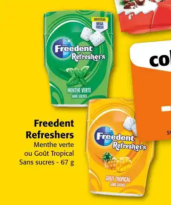 Colruyt Freedent Freedent Refreshers offre