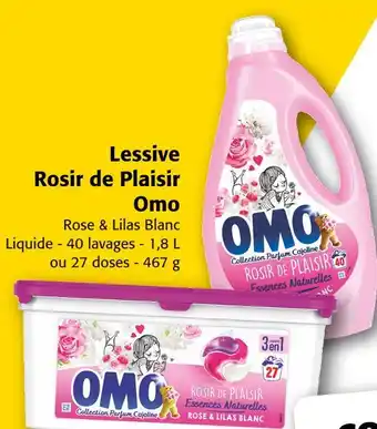 Colruyt Omo Lessive Rosir de Plaisir offre