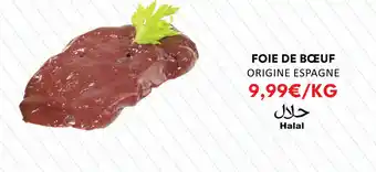 Hmarket FOIE DE BOEUF ORIGINE ESPAGNE offre