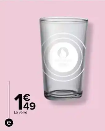 Verre transparent des Jeux Olympiques de Paris 2024