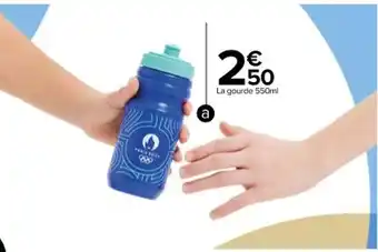 Carrefour Gourde 550 ml des Jeux Olympiques de Paris 2024 offre