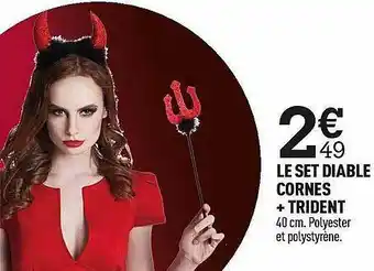 Le Set Diable Cornes + Trident