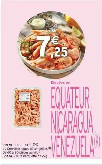 Crevettes Cuites