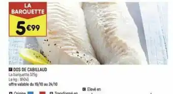 Dos De Cabillaud