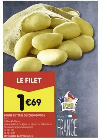Leader Price Pomme De Terre De Consommation offre