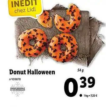 Lidl Donut Halloween offre