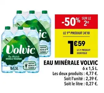 Supeco VOLVIC EAU MINÉRALE offre