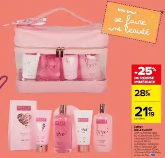 Carrefour Belle luxury - coffret offre