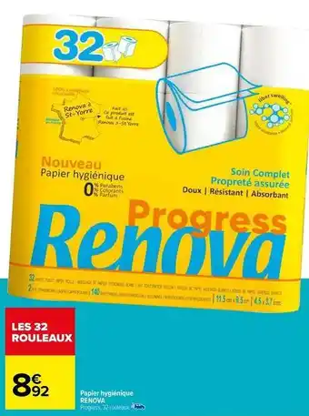 Carrefour Renova - papier hygiénique offre