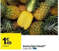 Carrefour Ananas extra sweet offre