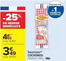 Carrefour 4 suisses aux pépites de chocolat offre