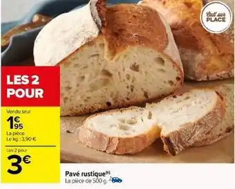 Carrefour Pavé rustique offre