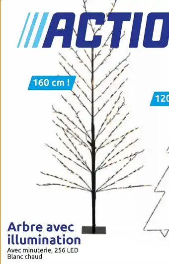 Action Arbre avec illumination offre