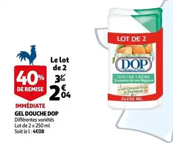 Auchan Gel douche dop offre
