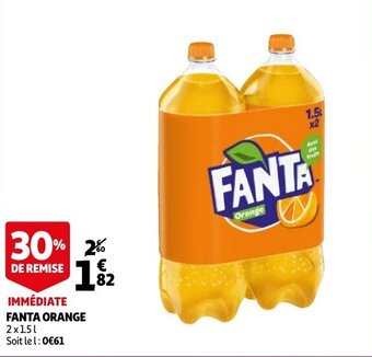 Auchan Fanta orange offre