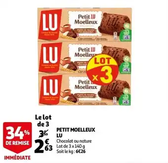 Auchan Petit moelleuxlu offre