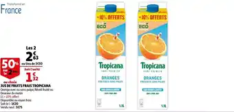 Auchan Jus de fruits frais tropicana offre